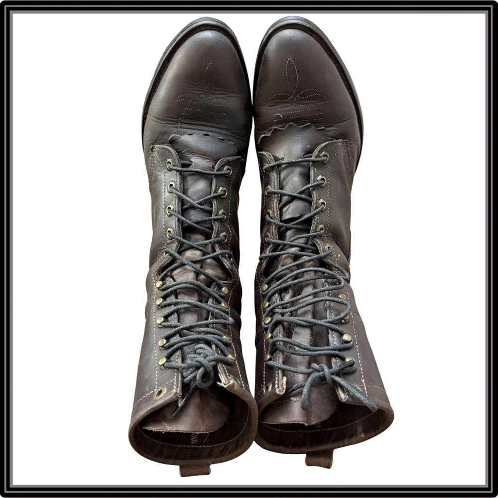 Mens Chippewa 29406 USA Leather Boot 8.5D Packer Bay Vintage Horse Logger Vibram - Picture 16 of 16